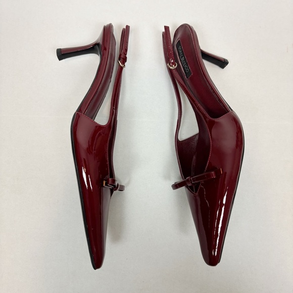 Tony Bianco Quill Slingback in Bordeaux Patent Size 9.5 - Picture 8 of 12